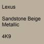 Preview: Lexus, Sandstone Beige Metallic, 4K9.